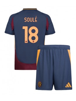 AS Roma Matias Soule #18 Replika Tredje Kläder Barn 2024-25 Kortärmad (+ byxor)